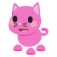 Pink Cat Sticker  - Common from Task Board